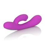 Фиолетовый перезаряжаемый вибромассажер Embrace Massaging G-Tickler - фото 150522
