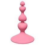 Розовая анальная пробка Sweetheart Plug Pink - 10 см. - фото 150812