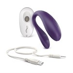 Фиолетовый вибратор для пар We-Vibe Unite Purple - фото 150966