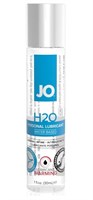 Возбуждающий лубрикант на водной основе JO Personal Lubricant H2O Warming - 30 мл. - фото 35105