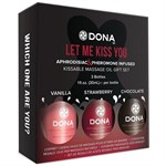 Подарочный набор массажных масел DONA Let me kiss you - фото 78633