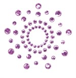 Фиолетовые наклейки на грудь Mimi - фото 151484