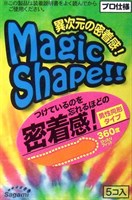 Презервативы Sagami Xtreme Magic Shape с ребристым швом - 5 шт. - фото 151486