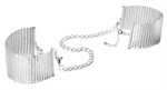 Серебристые наручники-браслеты Desir Metallique Handcuffs - фото 51967