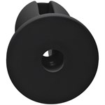Чёрная анальная пробка Kink Wet Works Lube Luge Premium Silicone Plug 5  - 12,7 см. - фото 151558