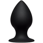 Чёрная анальная пробка Kink Ace Silicone Plug 4  - 10,16 см. - фото 151563