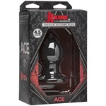 Чёрная анальная пробка Kink Ace Silicone Plug 4.5  - 11,43 см. - фото 151566