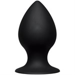 Чёрная анальная пробка Kink Ace Silicone Plug 4.5  - 11,43 см. - фото 151565