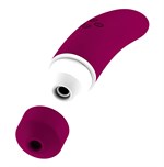 Фиолетовый вакуумный клиторальный вибромассажер Personal vibrator HIKY  - фото 151589