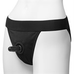 Трусики с плугом Vac-U-Lock Panty Harness with Plug Full Back - S/M - фото 179796