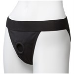 Трусики с плугом Vac-U-Lock Panty Harness with Plug Full Back - L/XL - фото 185710