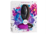 Фиолетовое виброяйцо Magic egg с пультом управления - фото 78965