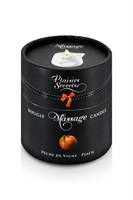 Массажная свеча с ароматом персика Bougie Massage Gourmande Pêche - 80 мл. - фото 151948