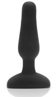 Анальная вибропробка чёрного цвета NOVICE REMOTE CONTROL PLUG BLACK - 10,2 см. - фото 1360899