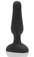 Анальная вибропробка чёрного цвета NOVICE REMOTE CONTROL PLUG BLACK - 10,2 см. - фото 192094
