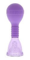 Фиолетовая помпа для клитора PREMIUM RANGE ADVANCED CLIT PUMP - фото 152079