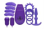 Фиолетовый вибронабор FLIRTY KIT SET - фото 152118
