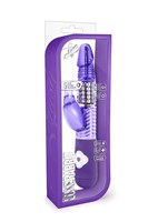 Фиолетовый вибратор с клиторальной стимуляцией Luxe Rabbit - 26 см. - фото 152142