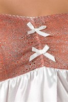 Сорочка Carrie с ажурным лифом и пикантным разрезом по центру - фото 152365