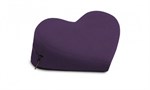 Фиолетовая малая вельветовая подушка-сердце для любви Liberator Retail Heart Wedge - фото 152449