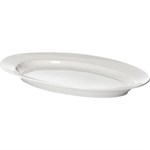 Белое овальное фарфоровое блюдо «Кунстверк» 501005