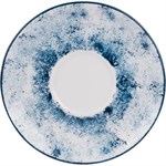 Блюдце «Аида» с декором;фарфор;D=16см;белый,синий 502957 - фото 830618