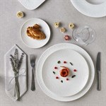 Белая тарелка «Жасмин» (диаметр 16 см) 503078