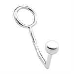 Кольцо на пенис с анальным стимулятором Stainless Steel Anal Hook & Cock Ring 503479 - фото 853303