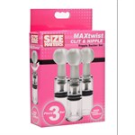 Набор из 3 помп для клитора и сосков Max Twist Clit and Nipple Triple Sucker Set 511824 - фото 49530