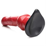 Красный фантазийный фаллоимитатор Hell-Hound Canine Penis Silicone Dildo - 19 см. 512201 - фото 54156