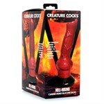 Красный фантазийный фаллоимитатор Hell-Hound Canine Penis Silicone Dildo - 19 см. 512201 - фото 54157