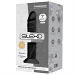 Черный фаллоимитатор Model 4 - 17,7 см. 514130