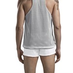 Бело-синяя двусторонняя мужская майка Fit Tank-top 514753 Бело-синяя двусторонняя мужская майка Fit Tank-top 514753