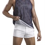 Бело-синяя двусторонняя мужская майка Fit Tank-top 514753 Бело-синяя двусторонняя мужская майка Fit Tank-top 514753