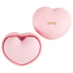 Розовый вакуумный стимулятор Heart в форме сердца 514772