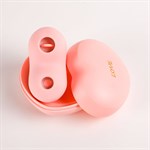 Розовый вакуумный стимулятор Heart в форме сердца 514772