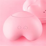 Розовый вакуумный стимулятор Heart в форме сердца 514772