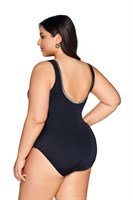 Роскошный купальник с серебристым декором 515897