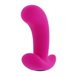 Розовый вибромассажёр простаты с пультом ДУ Hooking Up - 9,5 см. 516416 - фото 852478