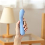 Голубой вибратор Iroha Mai Ruri - 17,4 см. 516552