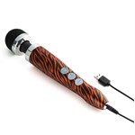 Беспроводной wand-вибратор Doxy Die Cast 3R с тигровым принтом на рукояти - 28 см. 516561