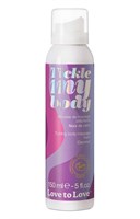 Массажная хрустящая пенка Tickle My Body Coconut с ароматом кокоса - 150 мл. 517745 - фото 848430