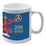Кружка «Чемпионат мира 2018»;керамика;320мл;,L=10,5см;синий 518446 - фото 847115