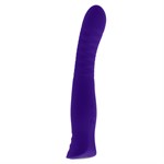 Фиолетовый вибростимулятор Trixxxie - 22,2 см. 519060 - фото 852285