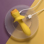 Желтая анальная вибропробка Mellow Yellow - 13,5 см. 519062