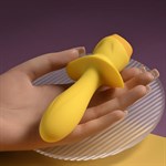 Желтая анальная вибропробка Mellow Yellow - 13,5 см. 519062