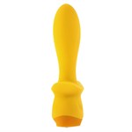 Желтая анальная вибропробка Mellow Yellow - 13,5 см. 519062