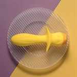 Желтая анальная вибропробка Mellow Yellow - 13,5 см. 519062