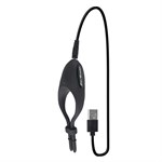 Черное эрекционное вибролассо Perfect Fit 519065