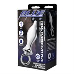 Металлический плаг с кольцом Stainless Steel Metal Tapered Butt Plug With Loop Hardware - 10 см. 519076